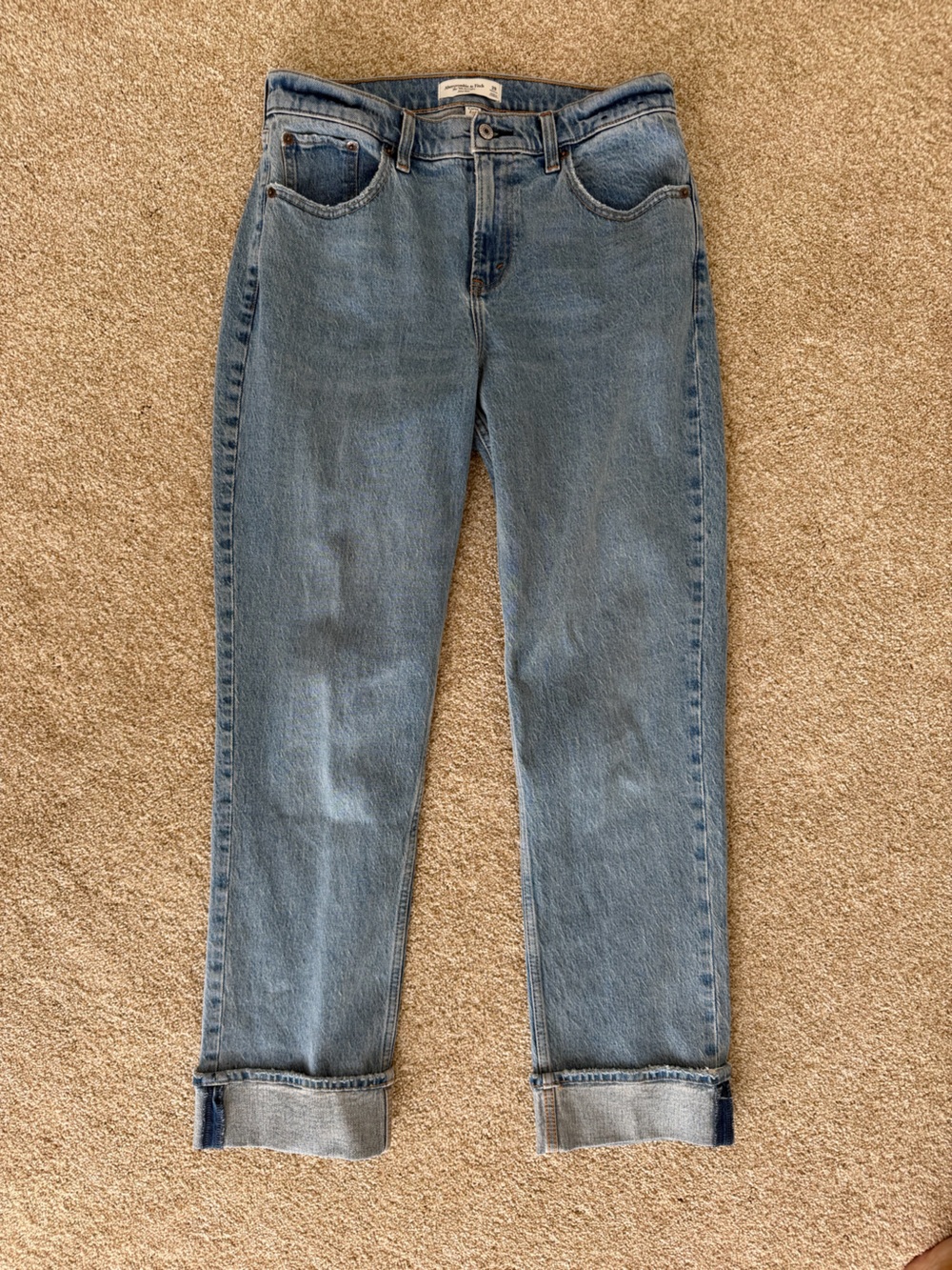 Abercrombie & Fitch Straight Light Blue Men's Jeans